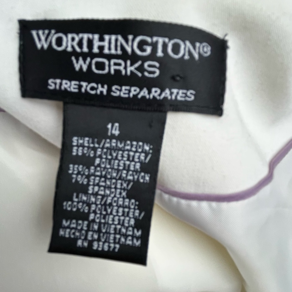 Worthington Works Ivory Blazer - Picture 6 of 6
